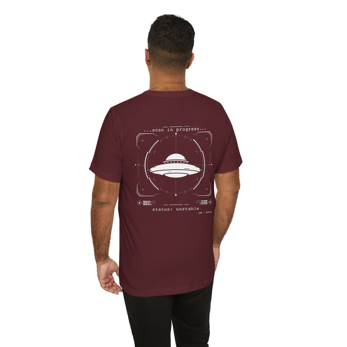 UFO Scan Tee | “Scan in Progress” Unidentified Signal Shirt | 23 Pelicans Glitch Reality