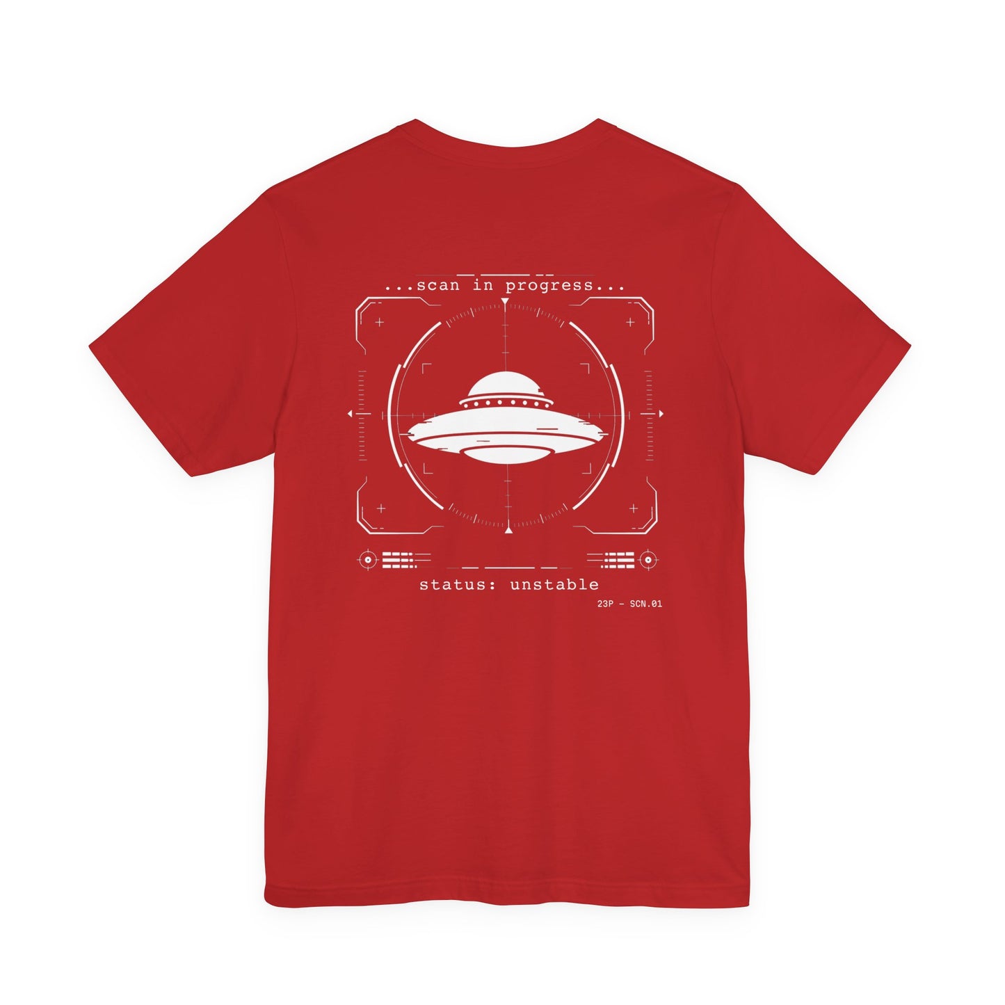 UFO Scan Tee | “Scan in Progress” Unidentified Signal Shirt | 23 Pelicans Glitch Reality