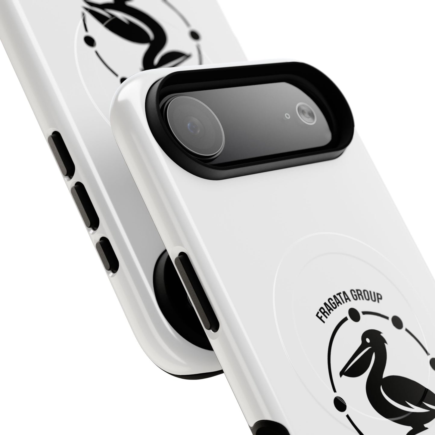 The Pacific Never Sleeps – White Phone Case | Pelican Signal | 23 Pelicans