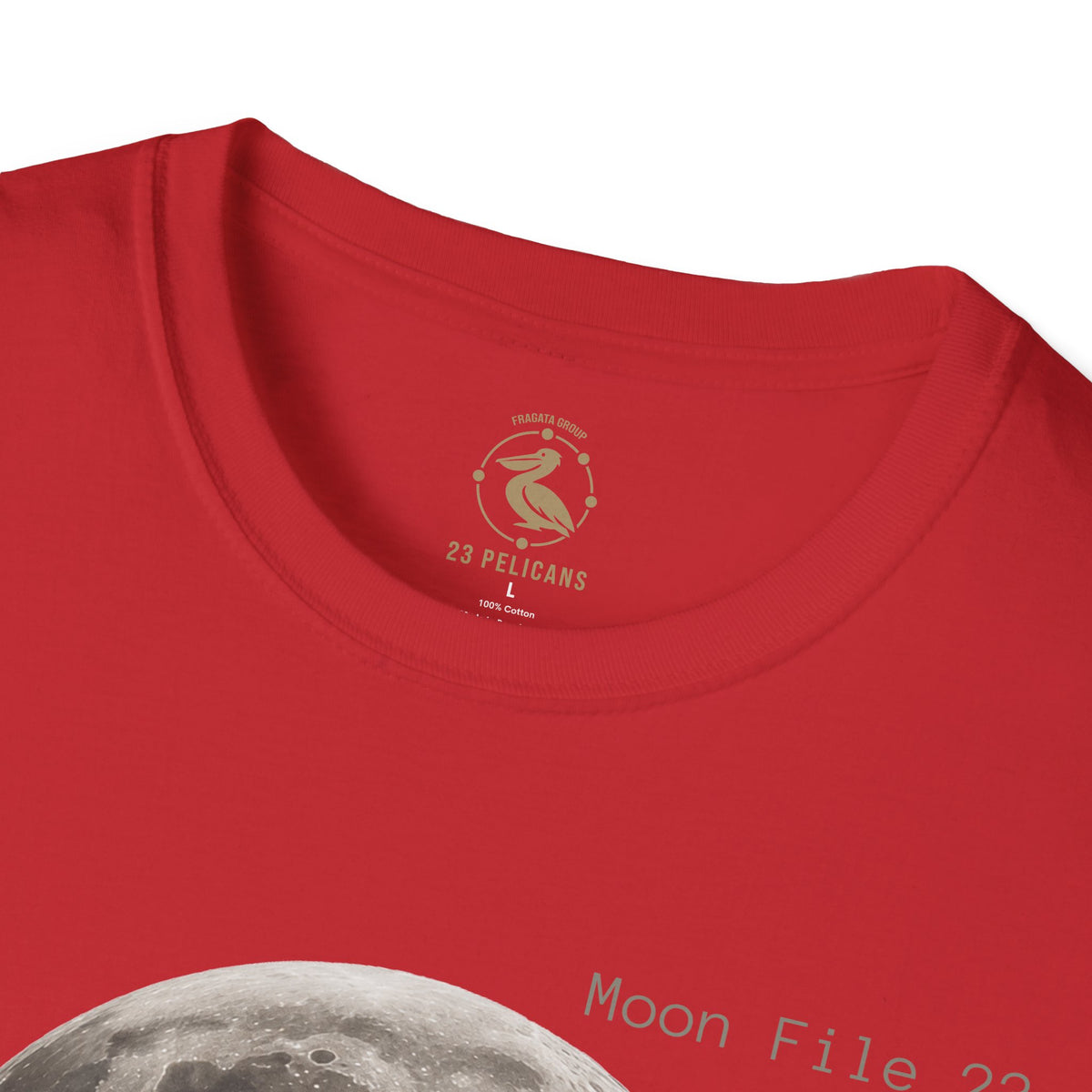 Moon File 23 T Shirt | Lunar Graphic Tee by 23 Pelicans