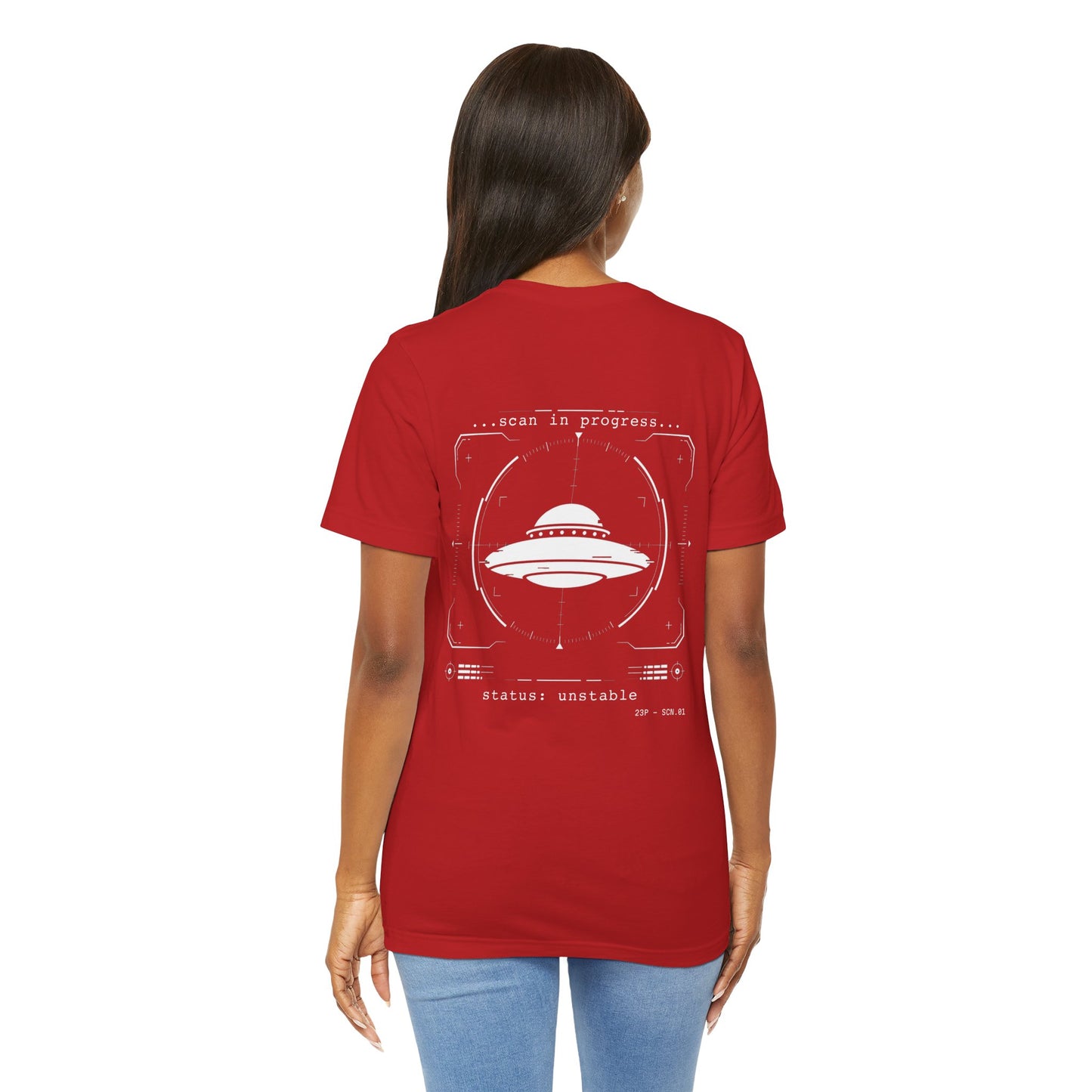UFO Scan Tee | “Scan in Progress” Unidentified Signal Shirt | 23 Pelicans Glitch Reality