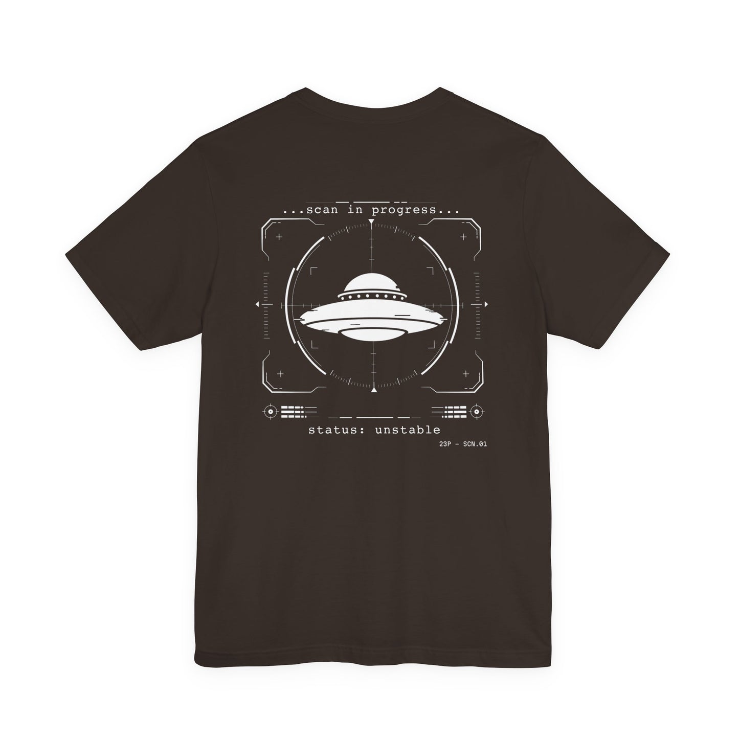 UFO Scan Tee | “Scan in Progress” Unidentified Signal Shirt | 23 Pelicans Glitch Reality