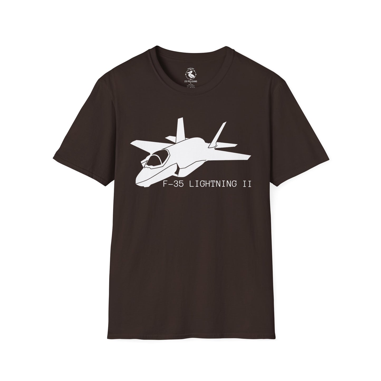 F-35 Lightning II Tee | Military Aircraft Shirt for Aviation Enthusiasts | 23 Pelicans Air Wing