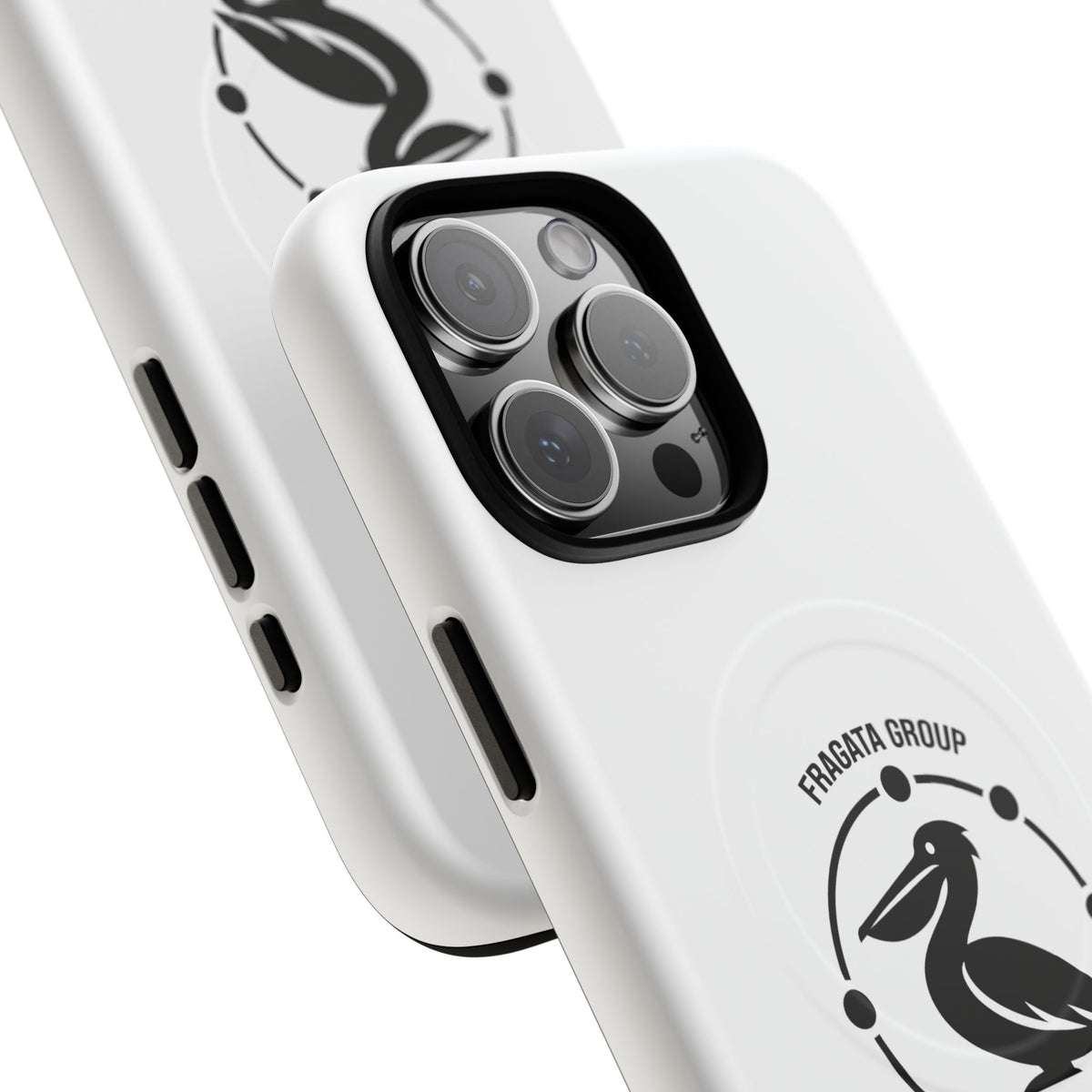 The Pacific Never Sleeps – White Phone Case | Pelican Signal | 23 Pelicans
