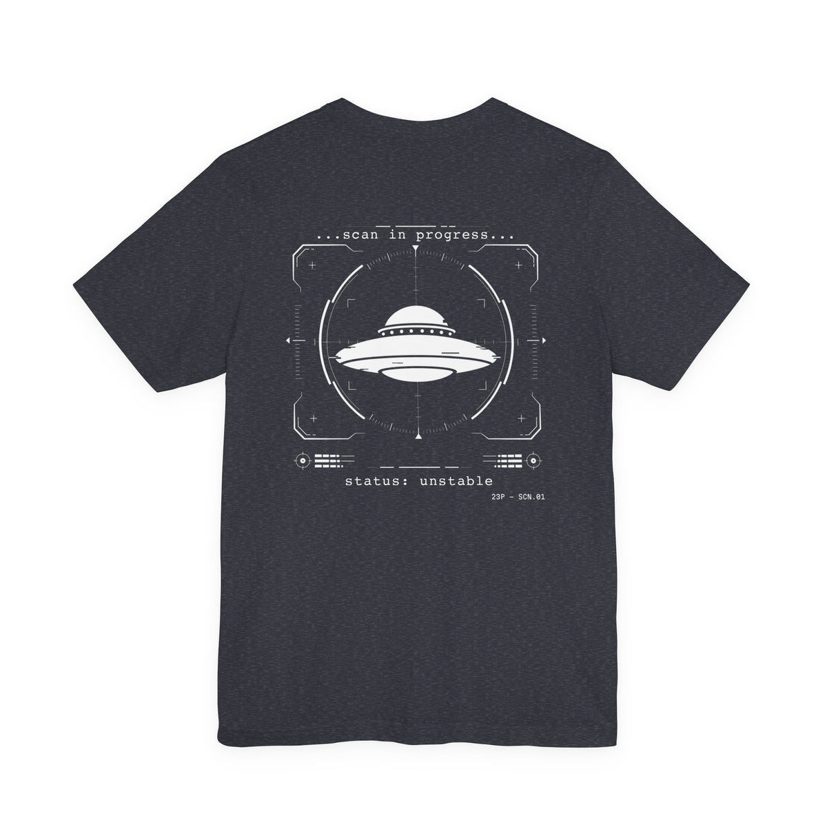 UFO Scan Tee | “Scan in Progress” Unidentified Signal Shirt | 23 Pelicans Glitch Reality