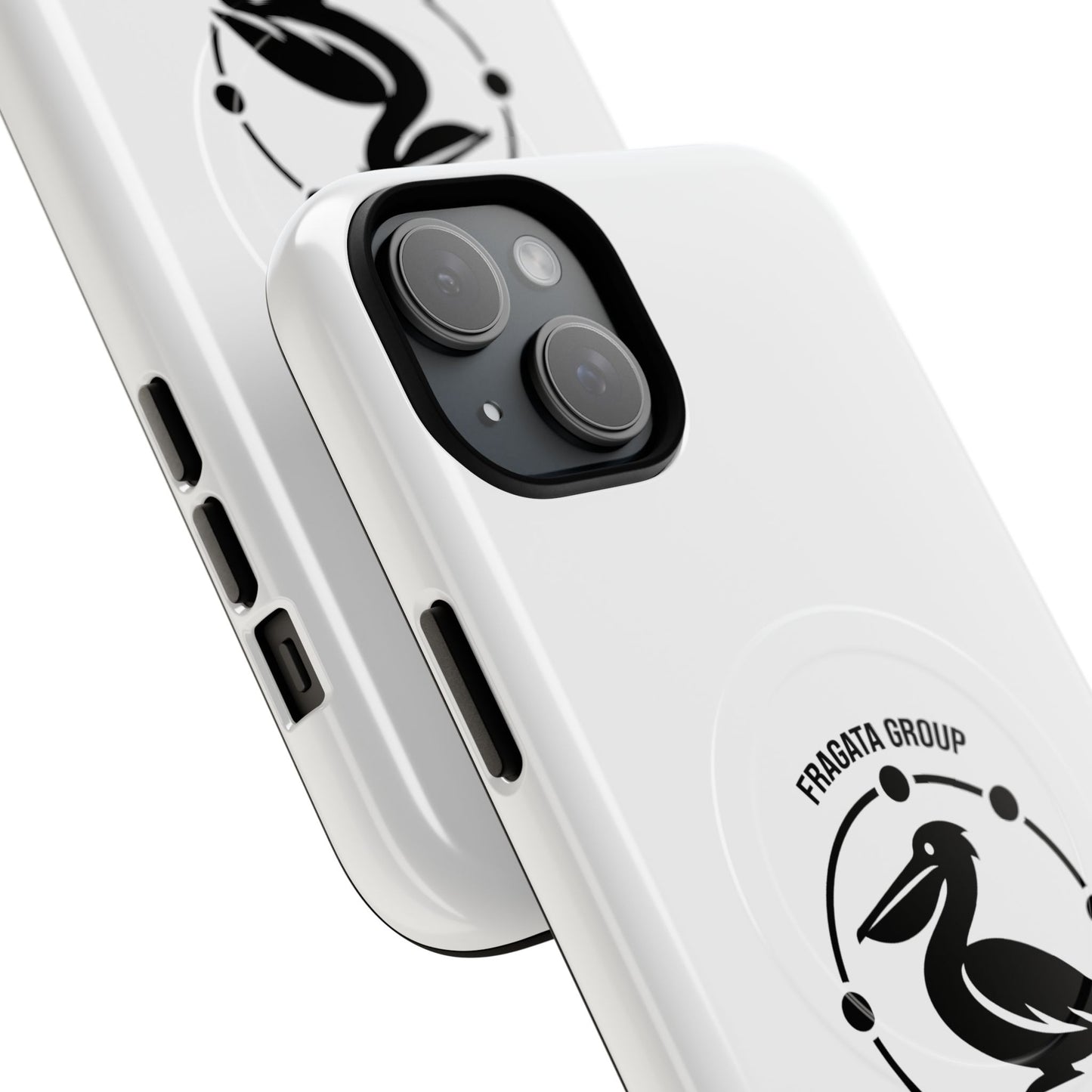 The Pacific Never Sleeps – White Phone Case | Pelican Signal | 23 Pelicans