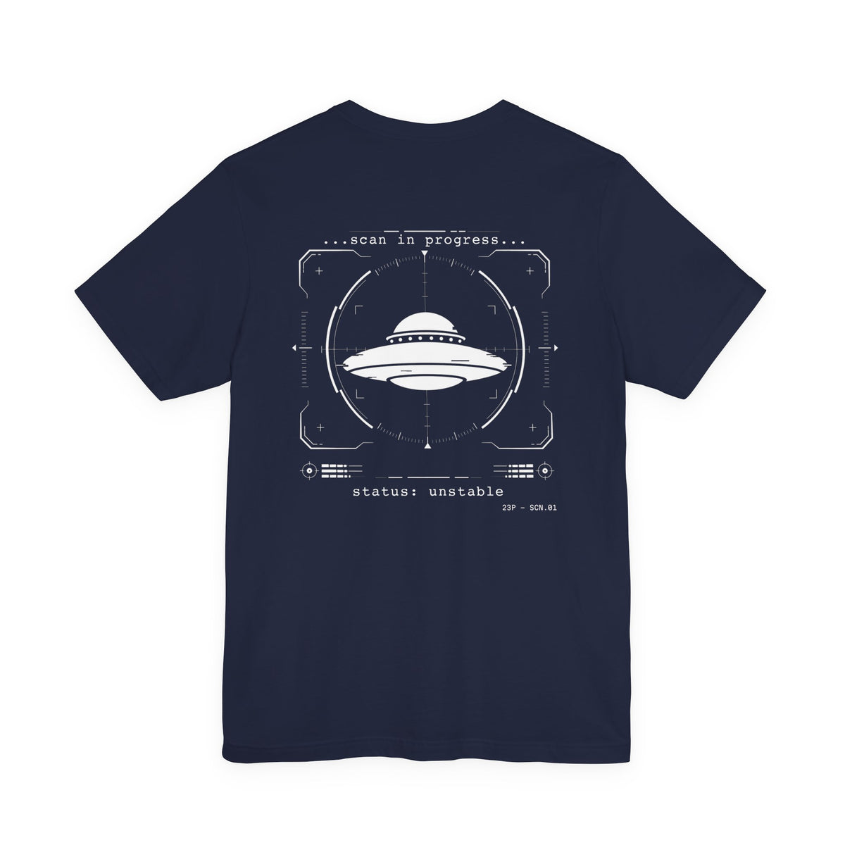 UFO Scan Tee | “Scan in Progress” Unidentified Signal Shirt | 23 Pelicans Glitch Reality