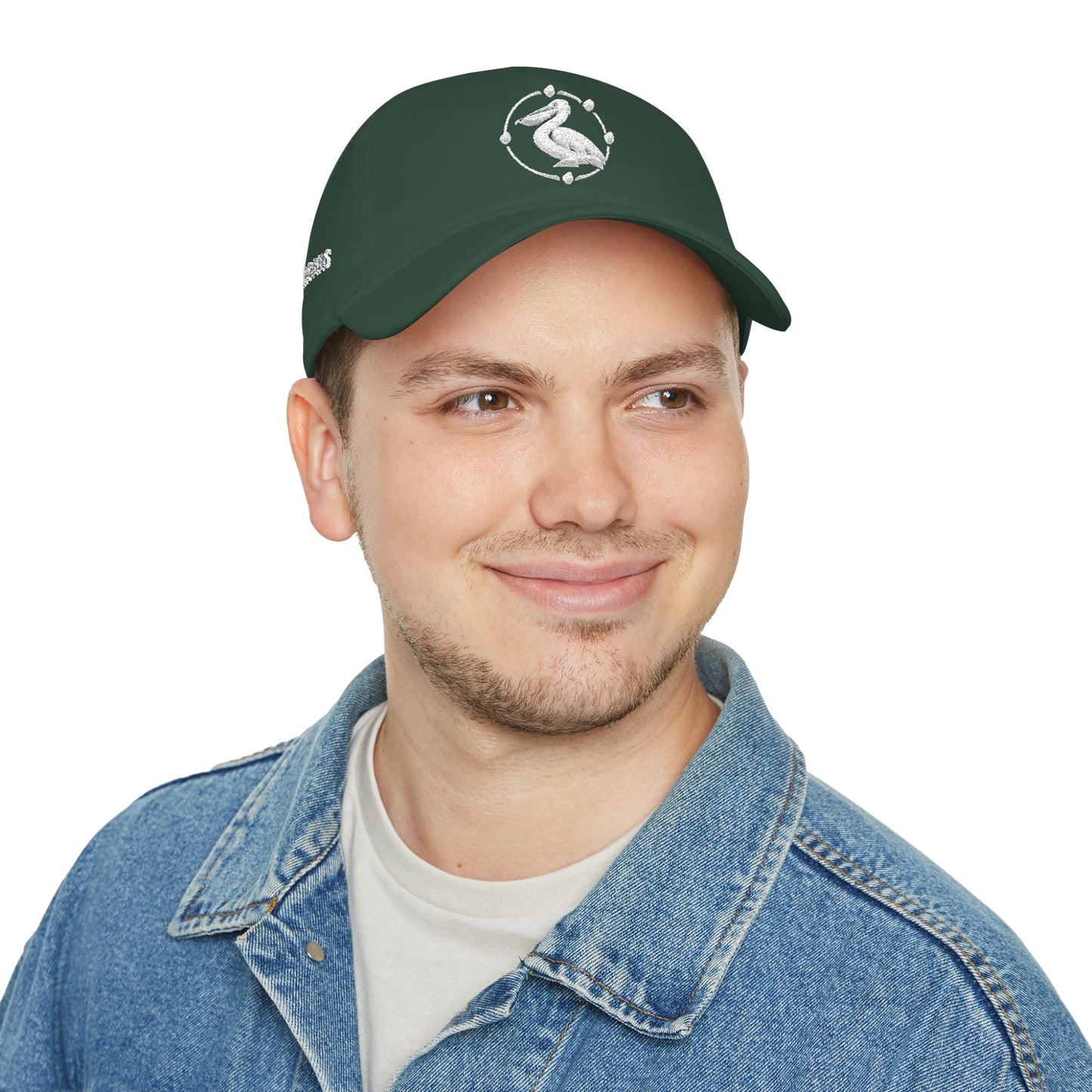 23 Pelicans Baseball Cap – Logo Front & Side Detail white | Pelican Signal