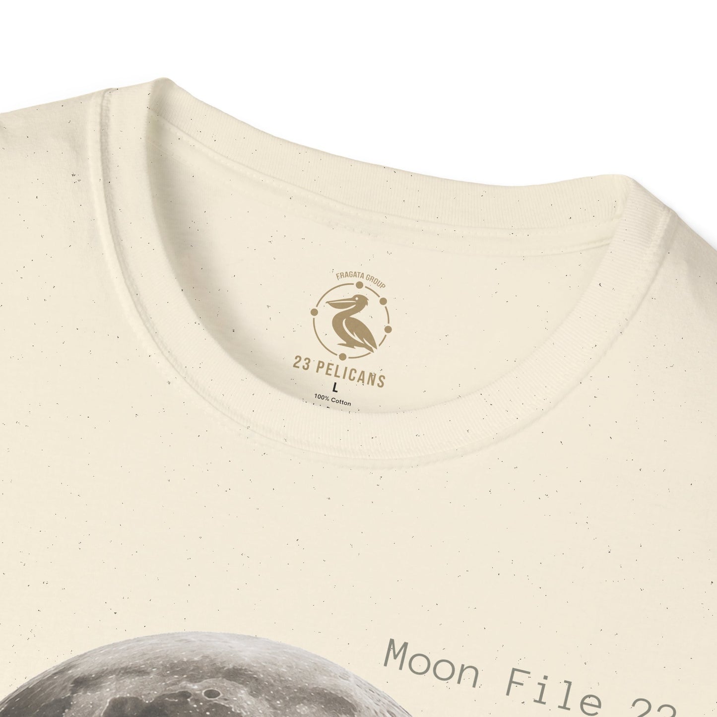 Moon File 23 T Shirt | Lunar Graphic Tee by 23 Pelicans