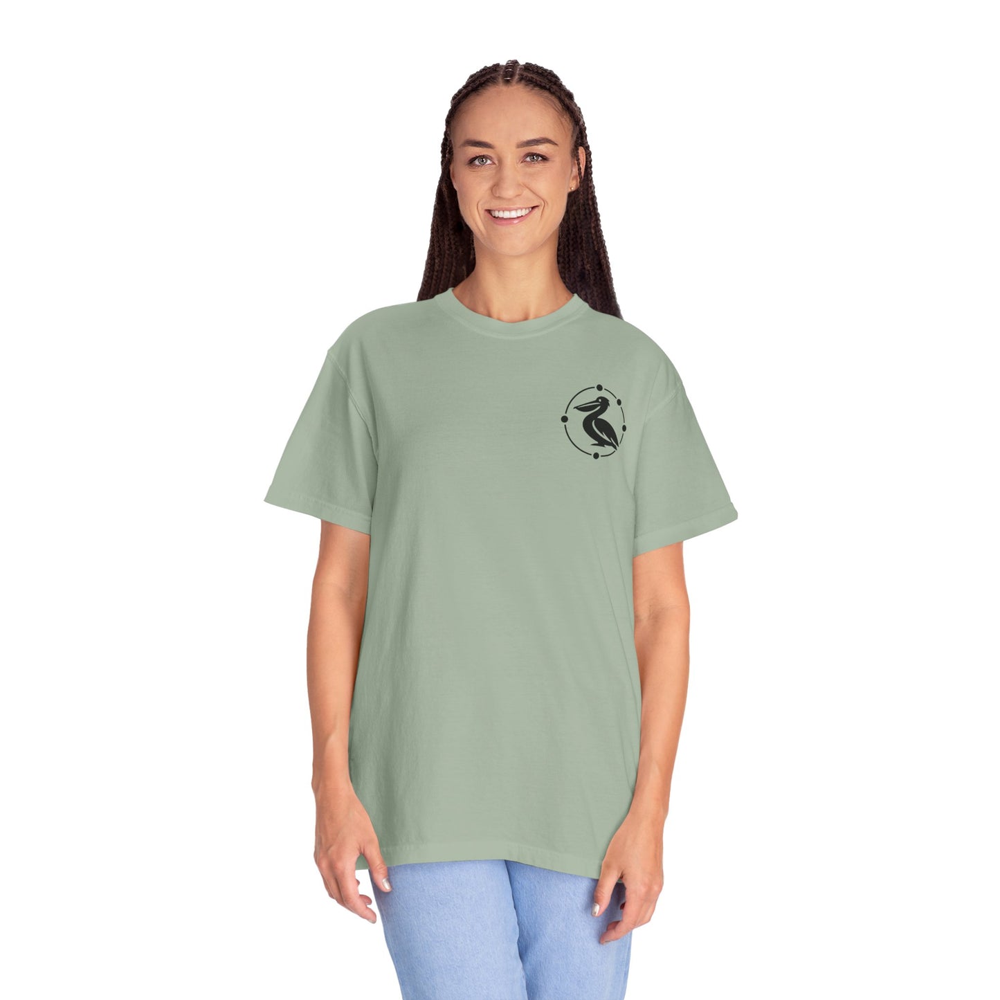 23 Pelicans Coastal Division T-Shirt | Pacific Never Sleeps Graphic Tee | Minimal Ocean Streetwear Shirt