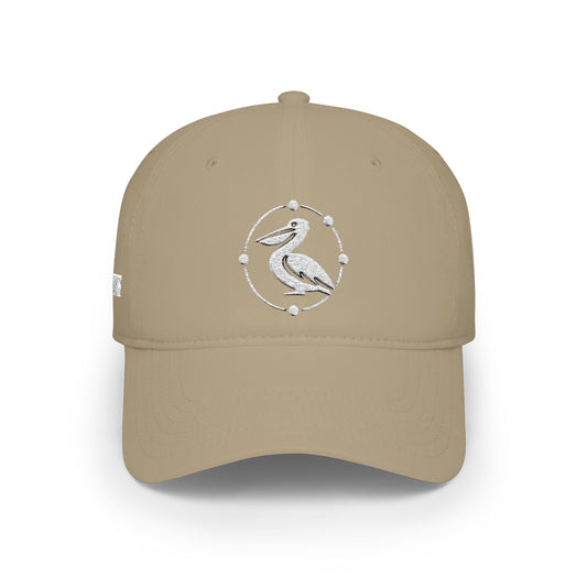 23 Pelicans Baseball Cap – Logo Front & Side Detail white | Pelican Signal