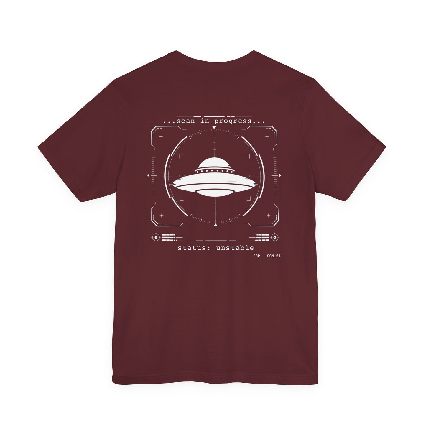 UFO Scan Tee | “Scan in Progress” Unidentified Signal Shirt | 23 Pelicans Glitch Reality