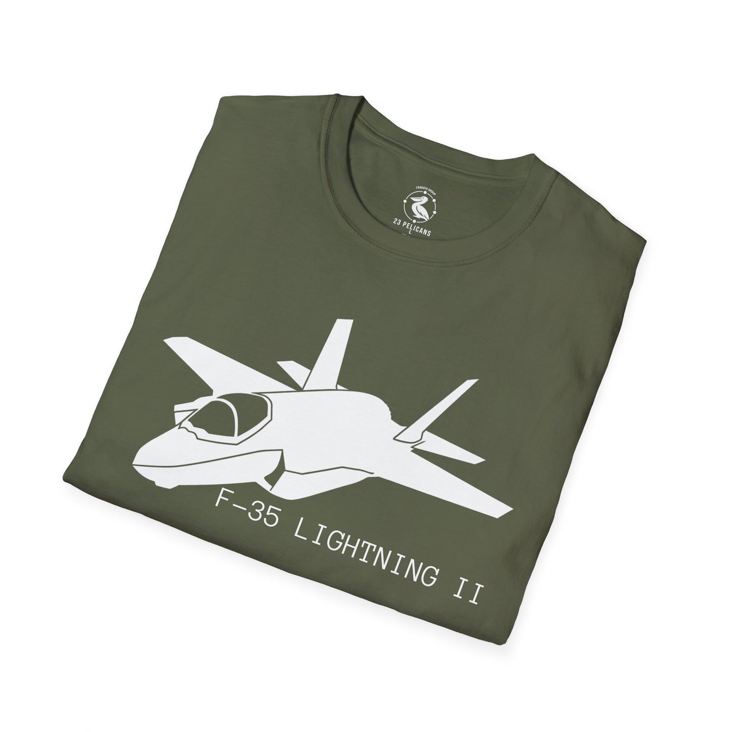 F-35 Lightning II Tee | Military Aircraft Shirt for Aviation Enthusiasts | 23 Pelicans Air Wing
