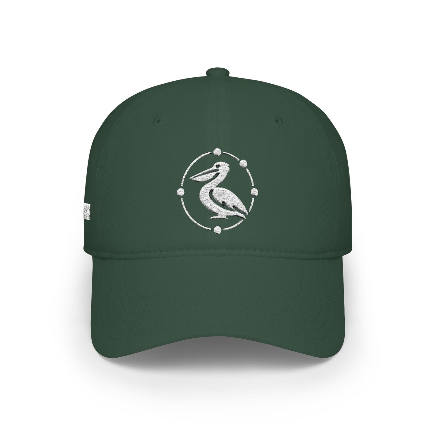 23 Pelicans Baseball Cap – Logo Front & Side Detail white | Pelican Signal