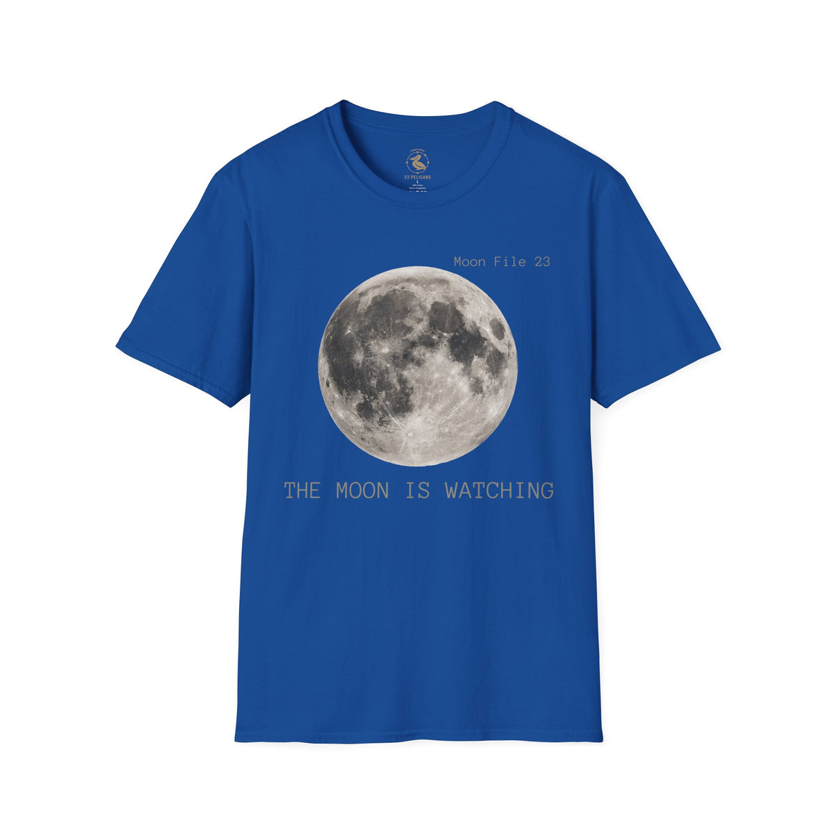 Moon File 23 T Shirt | Lunar Graphic Tee by 23 Pelicans