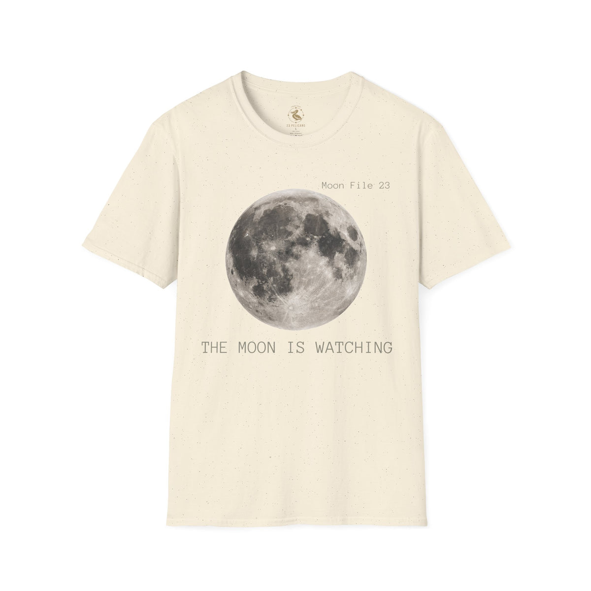 Moon File 23 T Shirt | Lunar Graphic Tee by 23 Pelicans