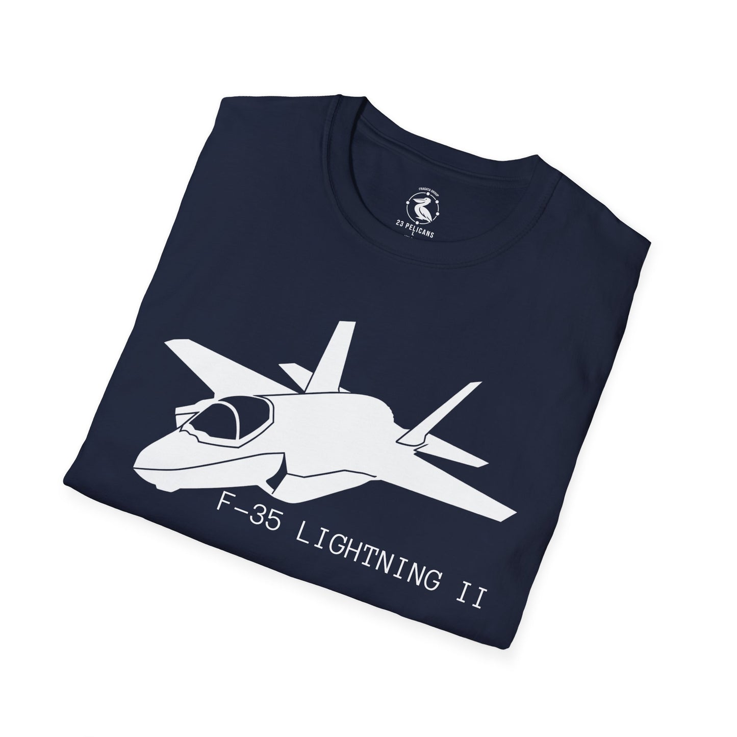 F-35 Lightning II Tee | Military Aircraft Shirt for Aviation Enthusiasts | 23 Pelicans Air Wing