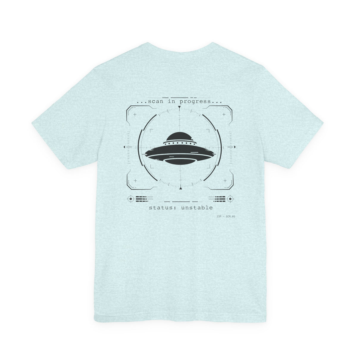 UFO Scan Tee | “Scan in Progress” Unidentified Signal Shirt | 23 Pelicans Glitch Reality