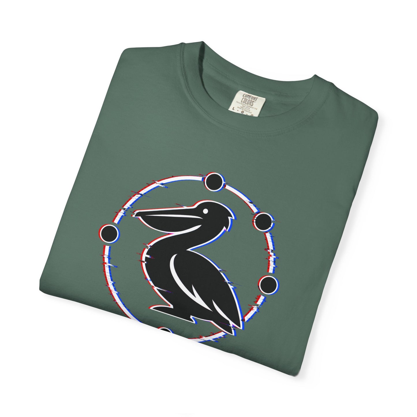 23 Pelicans Glitch Signal Tee | Minimal Distortion Logo Shirt | Glitch Reality Collection