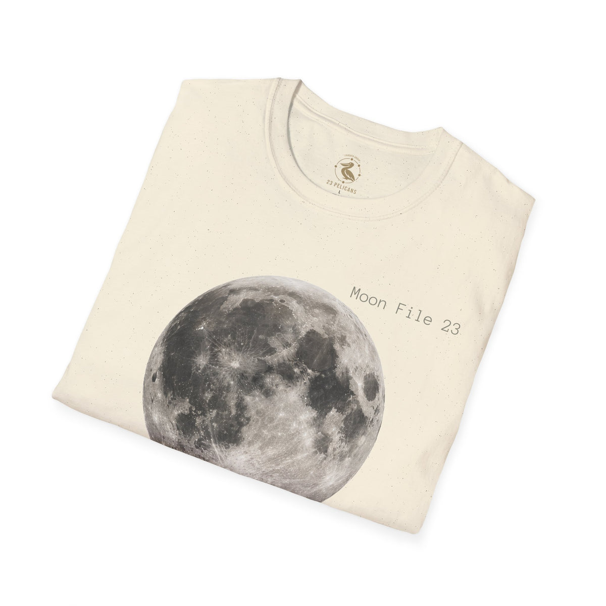 Moon File 23 T Shirt | Lunar Graphic Tee by 23 Pelicans