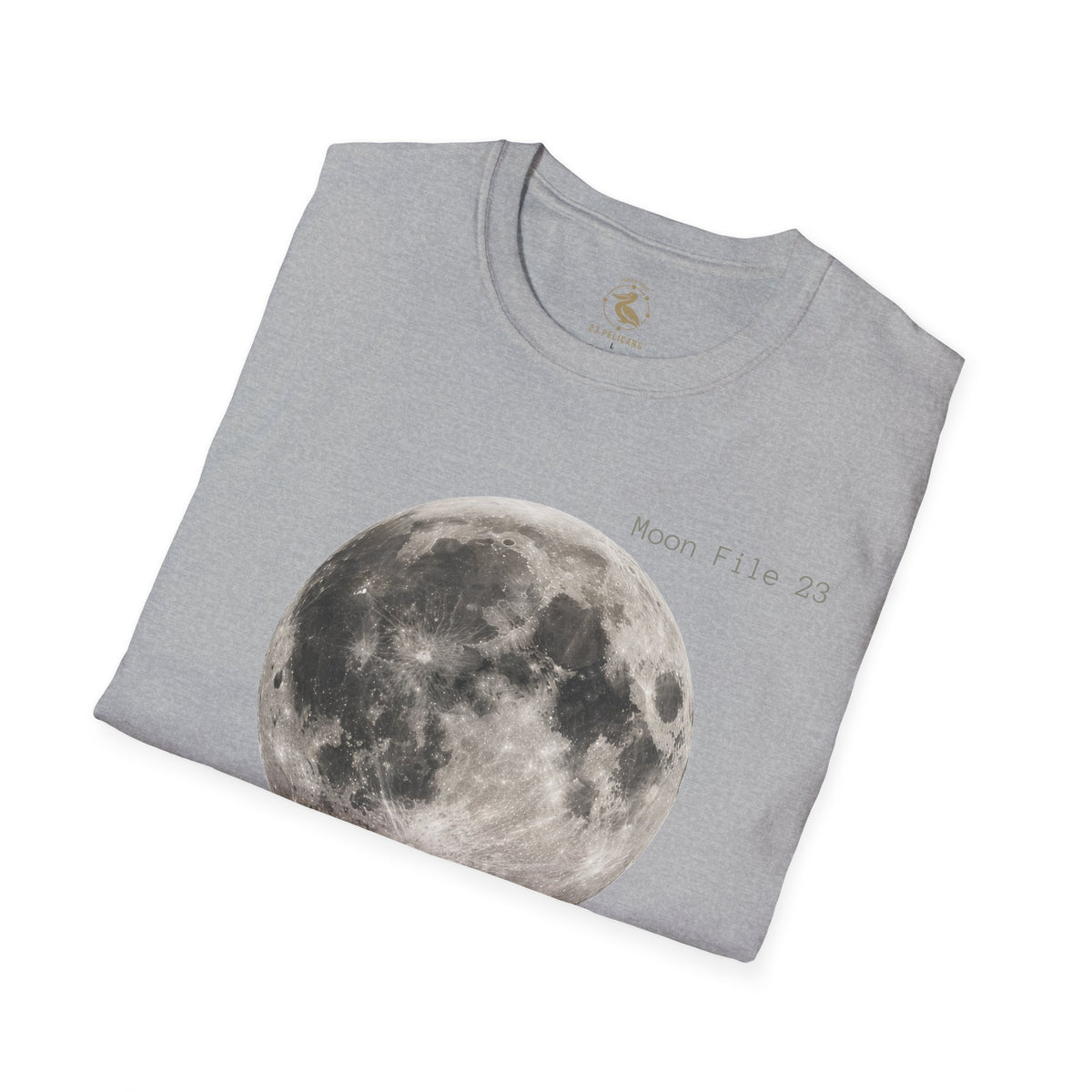 Moon File 23 T Shirt | Lunar Graphic Tee by 23 Pelicans