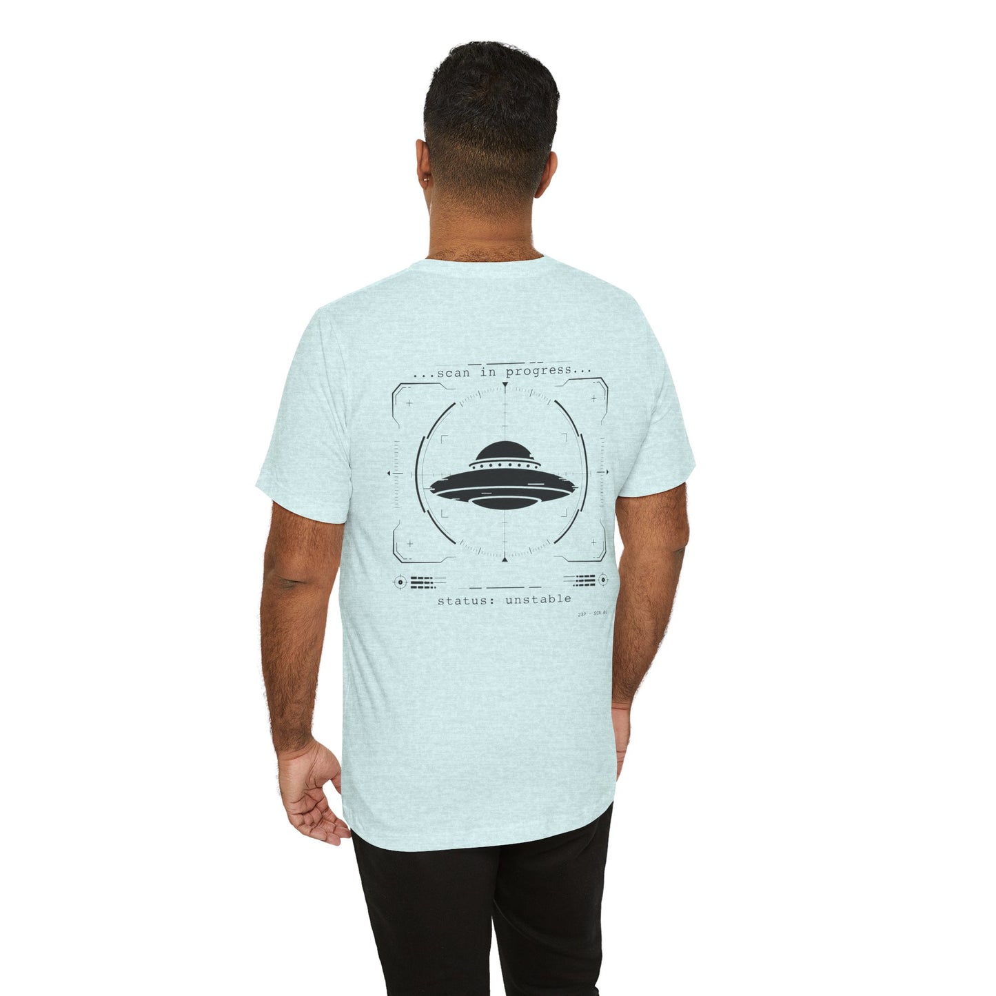 UFO Scan Tee | “Scan in Progress” Unidentified Signal Shirt | 23 Pelicans Glitch Reality