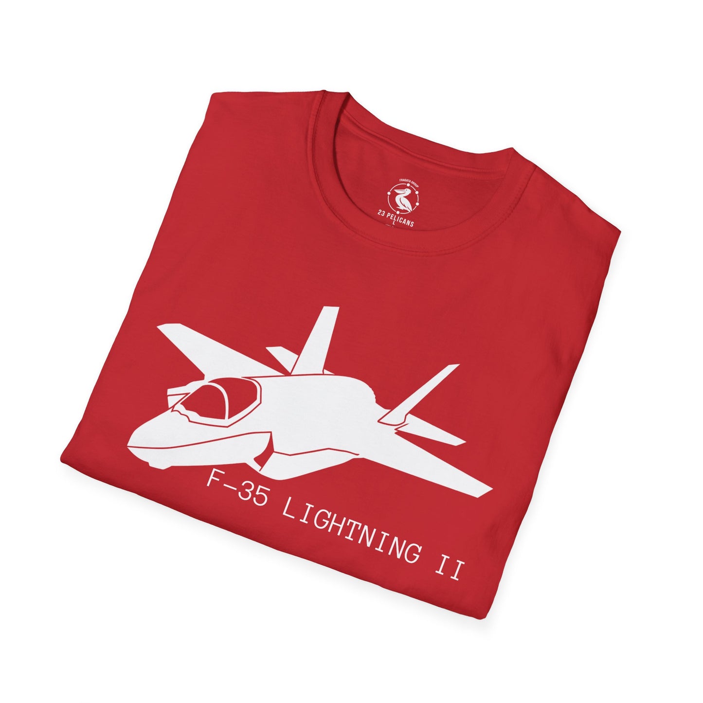 F-35 Lightning II Tee | Military Aircraft Shirt for Aviation Enthusiasts | 23 Pelicans Air Wing