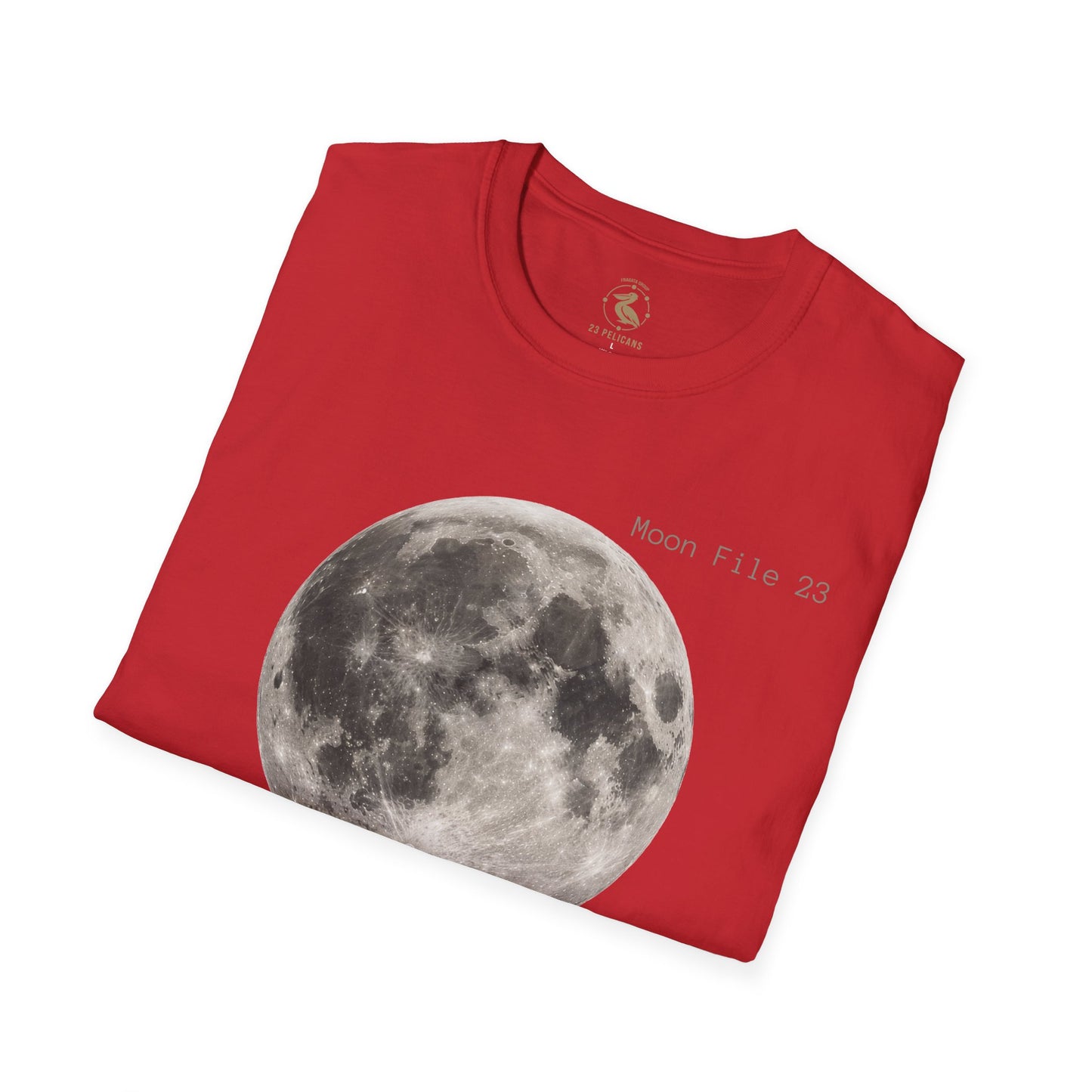Moon File 23 T Shirt | Lunar Graphic Tee by 23 Pelicans