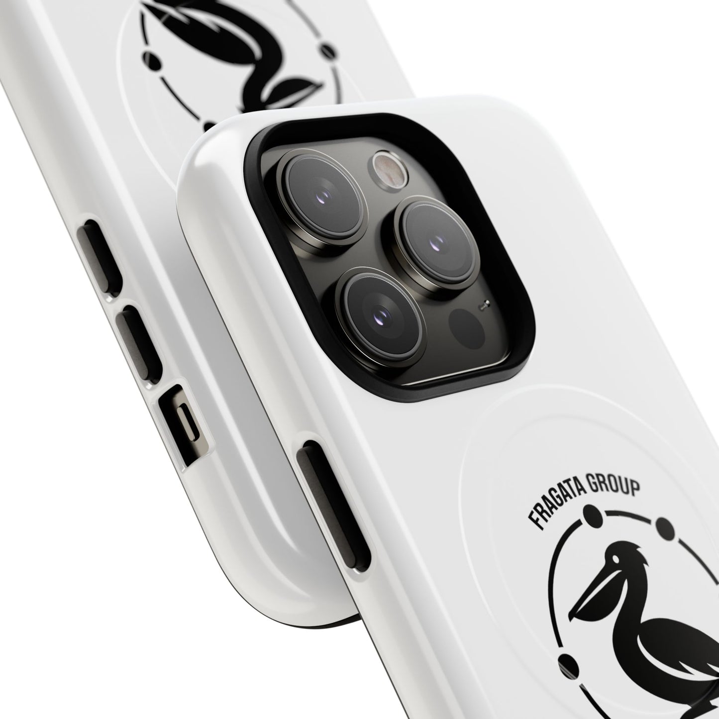 The Pacific Never Sleeps – White Phone Case | Pelican Signal | 23 Pelicans
