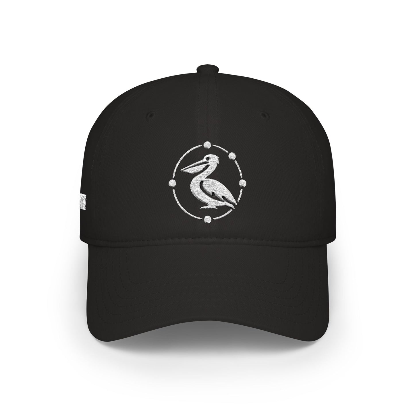 23 Pelicans Baseball Cap – Logo Front & Side Detail white | Pelican Signal
