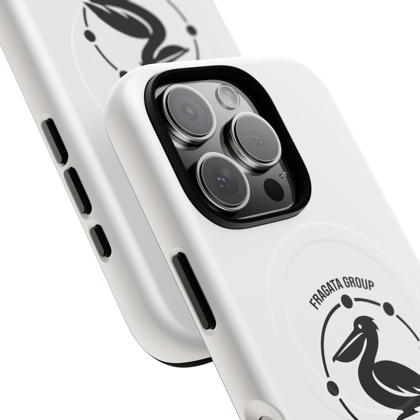 The Pacific Never Sleeps – White Phone Case | Pelican Signal | 23 Pelicans