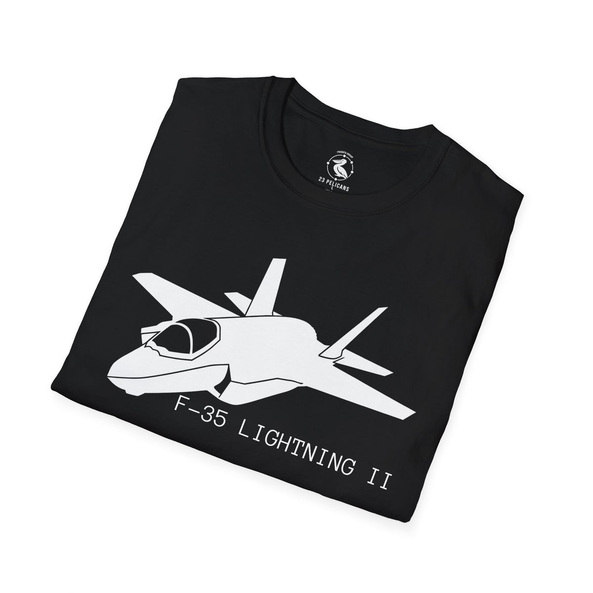 F-35 Lightning II Tee | Military Aircraft Shirt for Aviation Enthusiasts | 23 Pelicans Air Wing