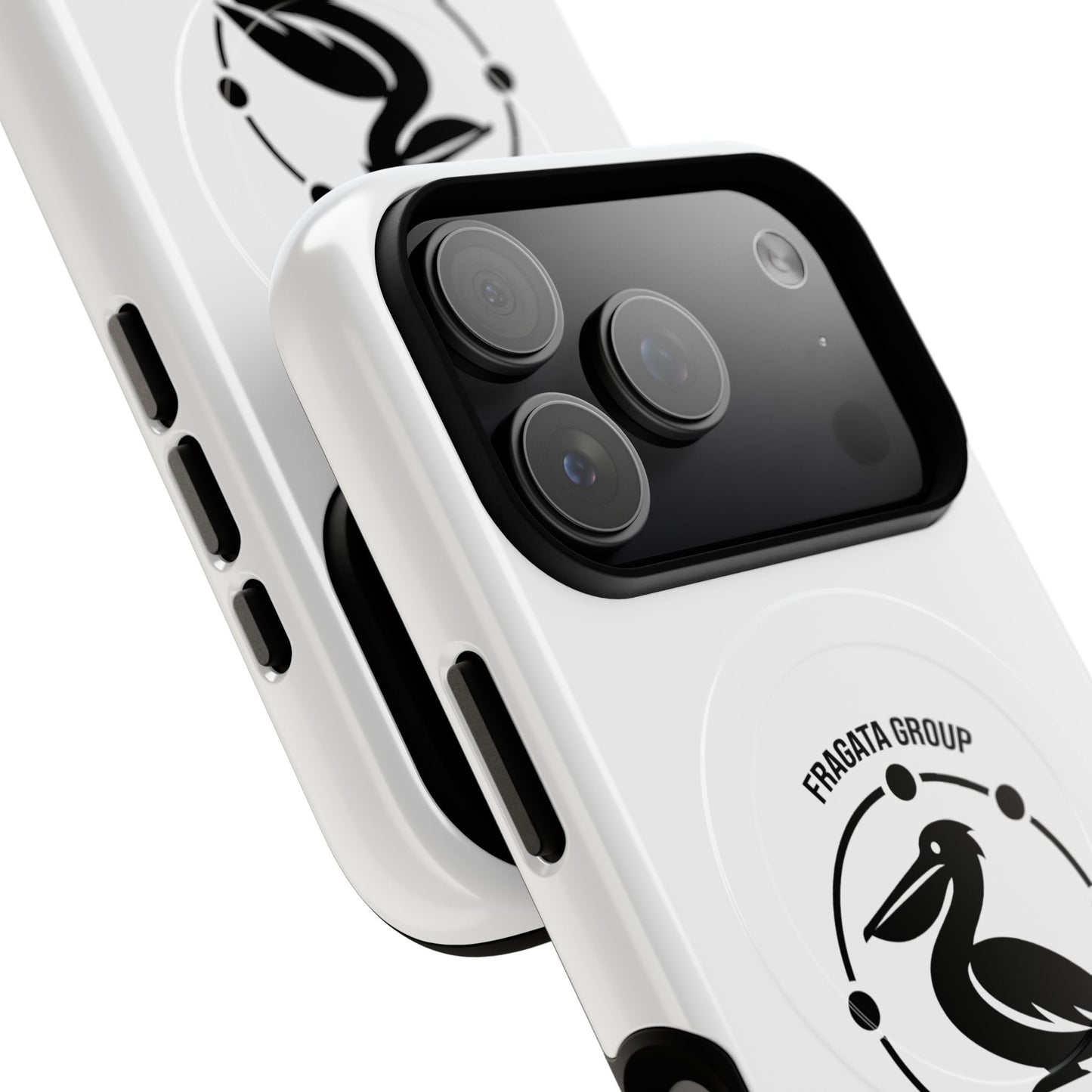 The Pacific Never Sleeps – White Phone Case | Pelican Signal | 23 Pelicans