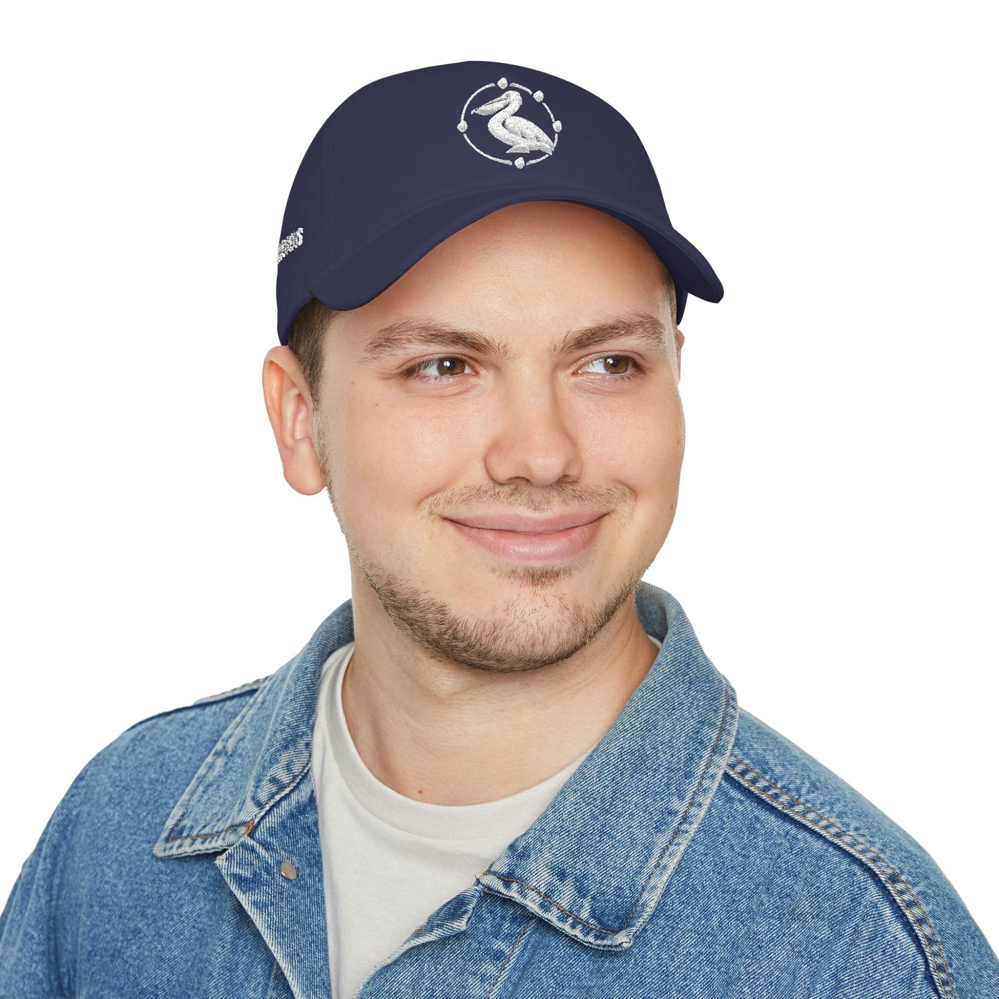 23 Pelicans Baseball Cap – Logo Front & Side Detail white | Pelican Signal