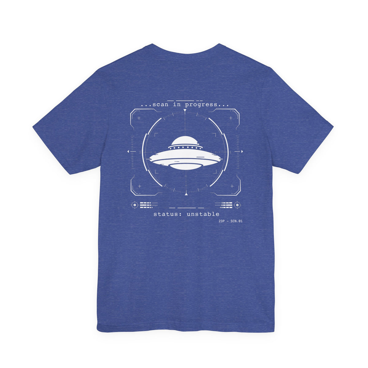 UFO Scan Tee | “Scan in Progress” Unidentified Signal Shirt | 23 Pelicans Glitch Reality