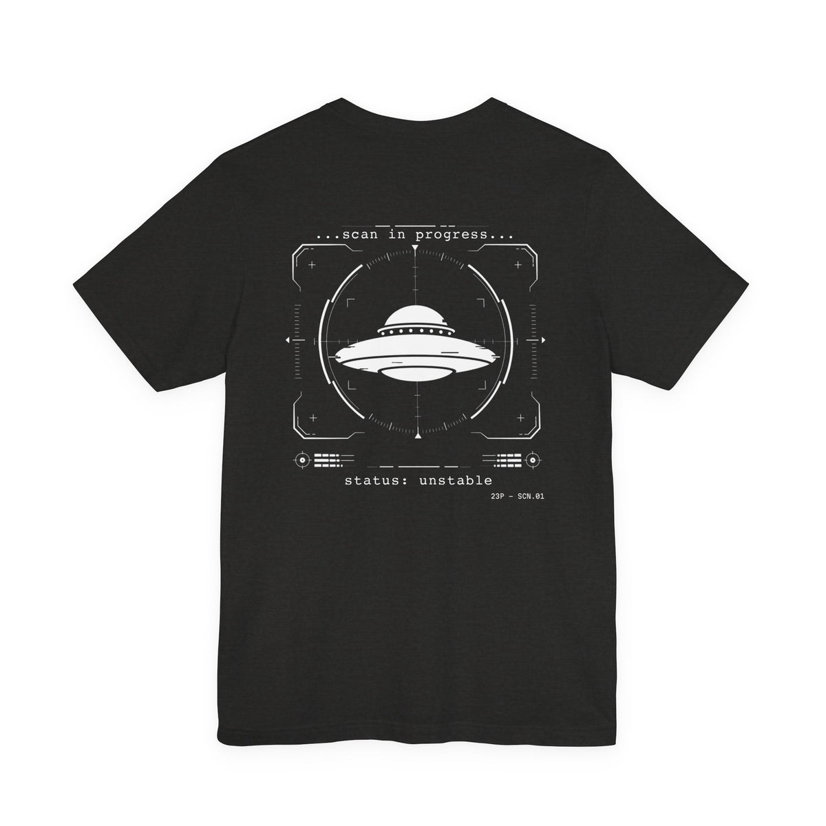 UFO Scan Tee | “Scan in Progress” Unidentified Signal Shirt | 23 Pelicans Glitch Reality