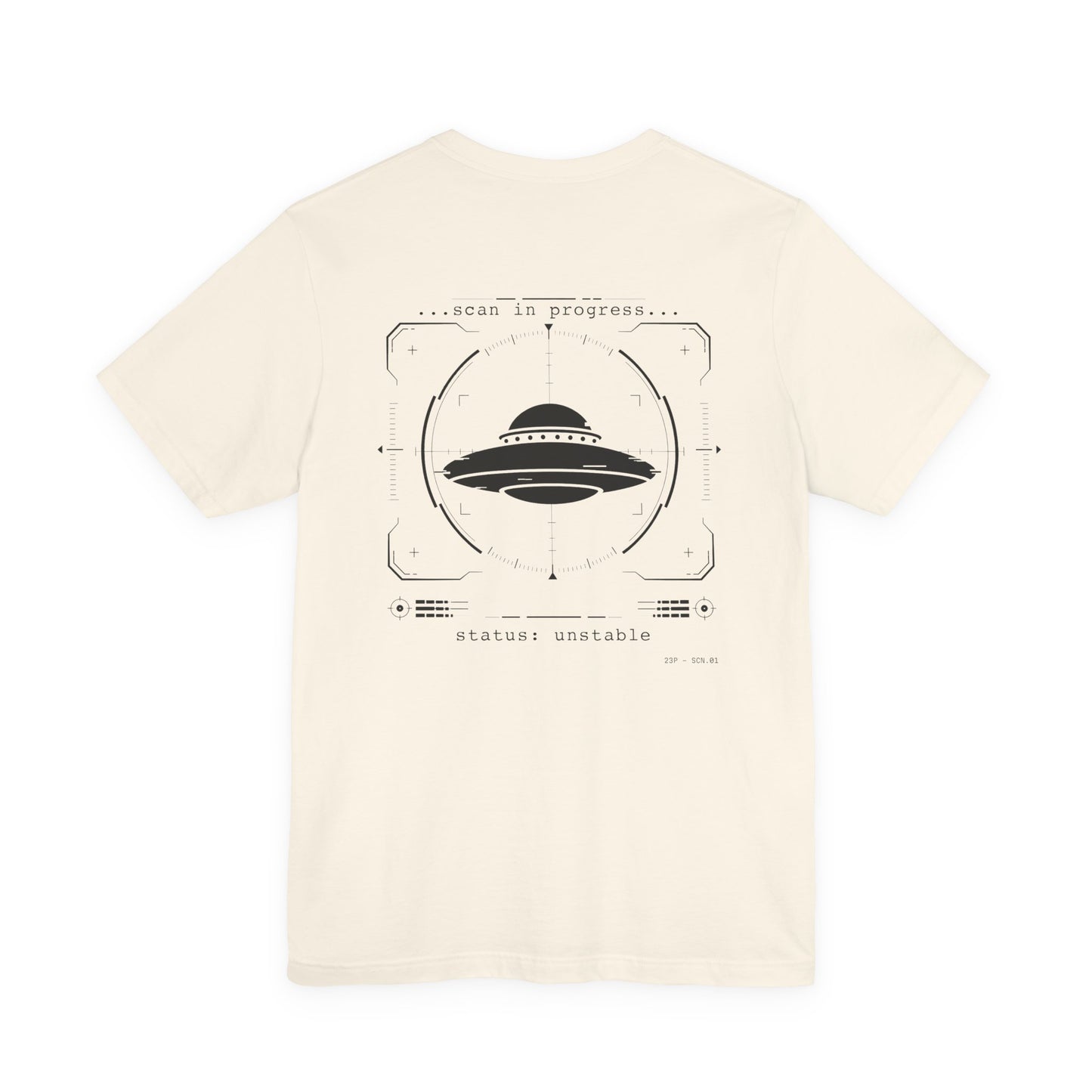 UFO Scan Tee | “Scan in Progress” Unidentified Signal Shirt | 23 Pelicans Glitch Reality