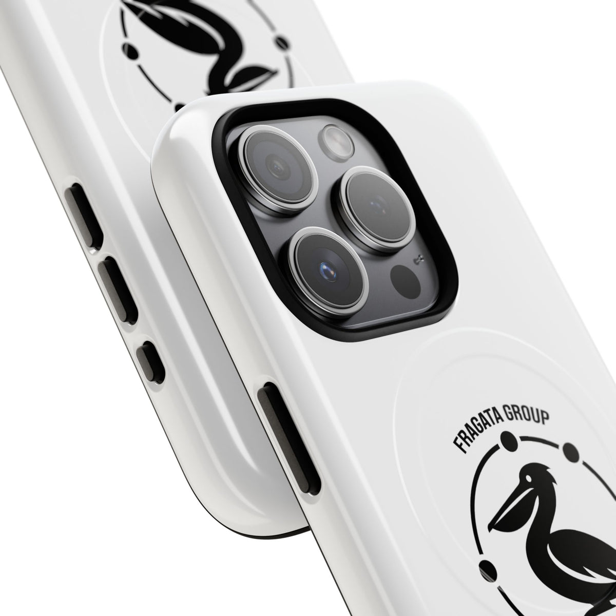 The Pacific Never Sleeps – White Phone Case | Pelican Signal | 23 Pelicans