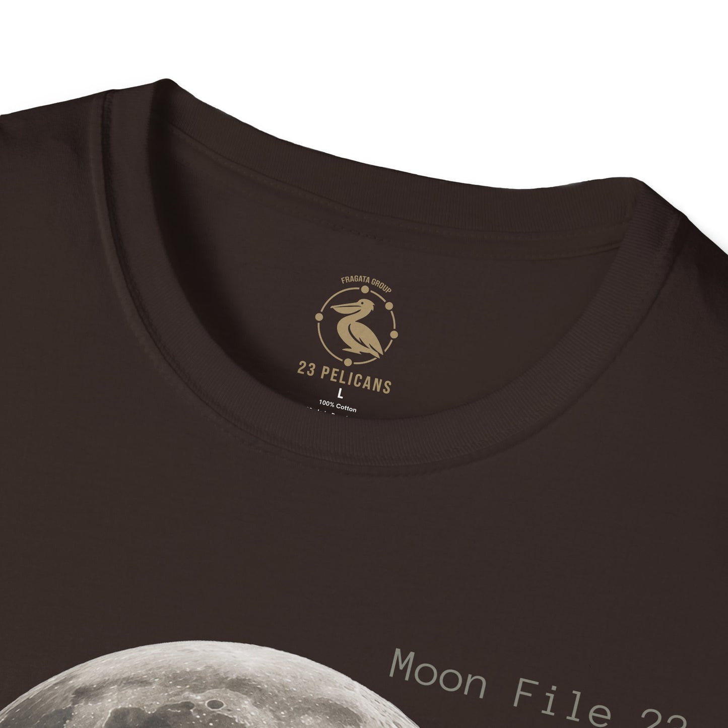 Moon File 23 T Shirt | Lunar Graphic Tee by 23 Pelicans