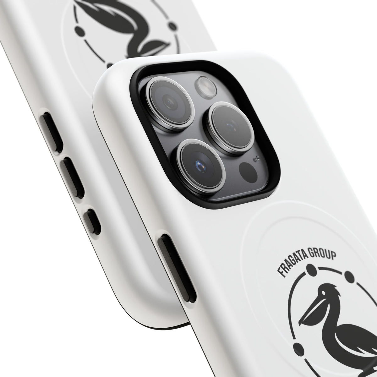 The Pacific Never Sleeps – White Phone Case | Pelican Signal | 23 Pelicans