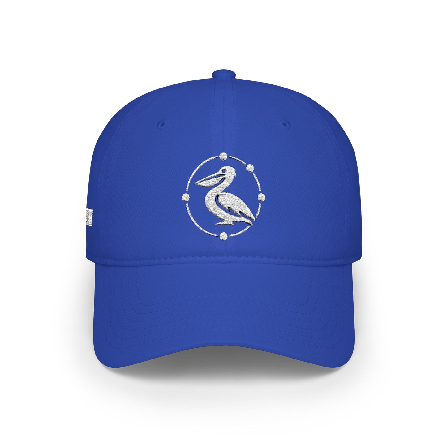23 Pelicans Baseball Cap – Logo Front & Side Detail white | Pelican Signal