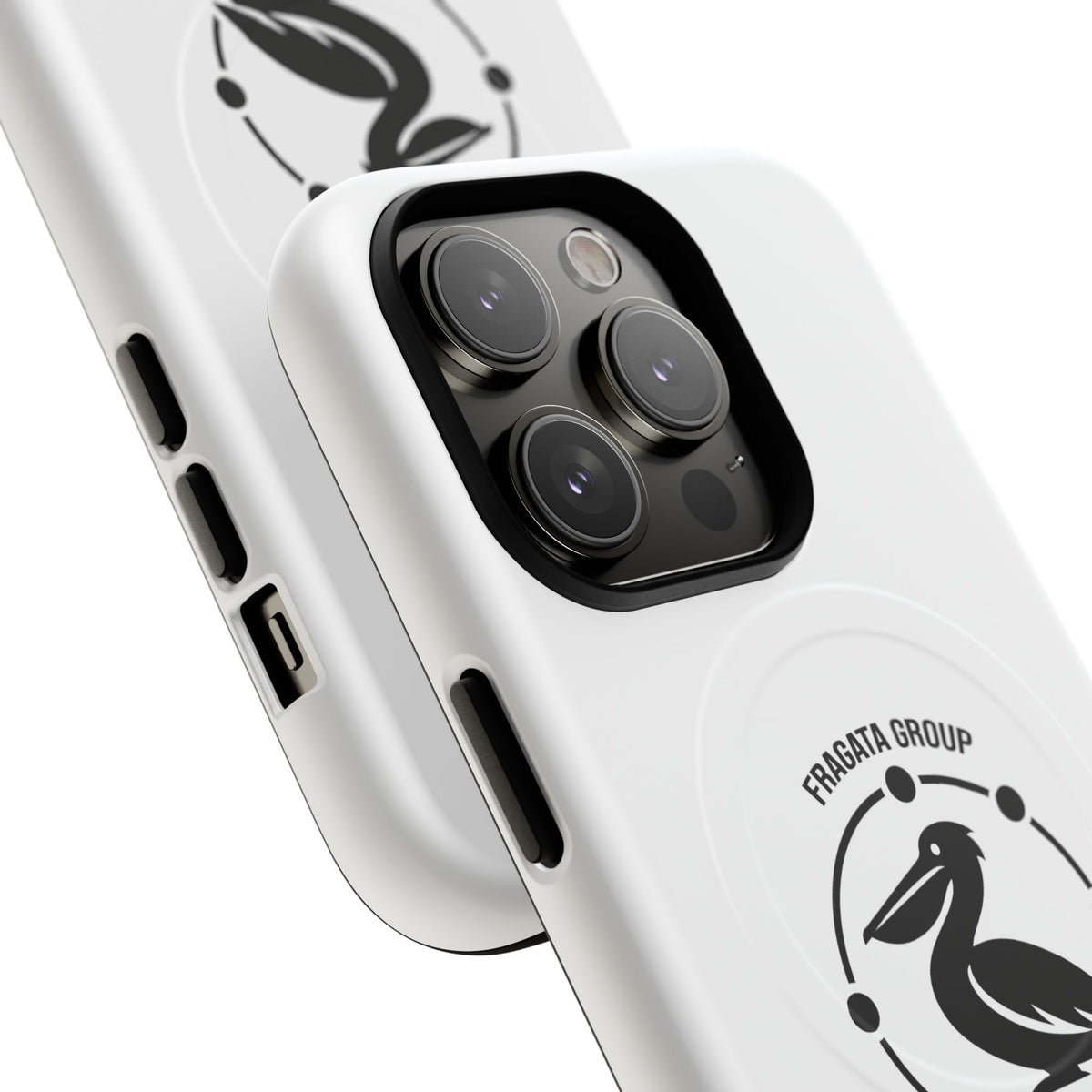The Pacific Never Sleeps – White Phone Case | Pelican Signal | 23 Pelicans