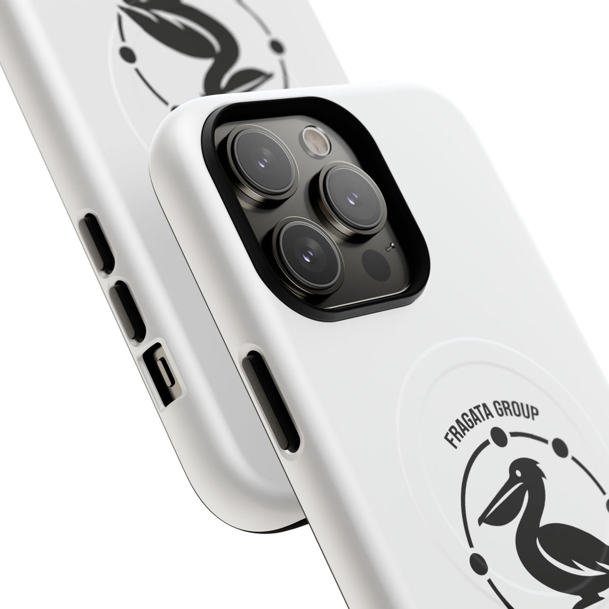 The Pacific Never Sleeps – White Phone Case | Pelican Signal | 23 Pelicans