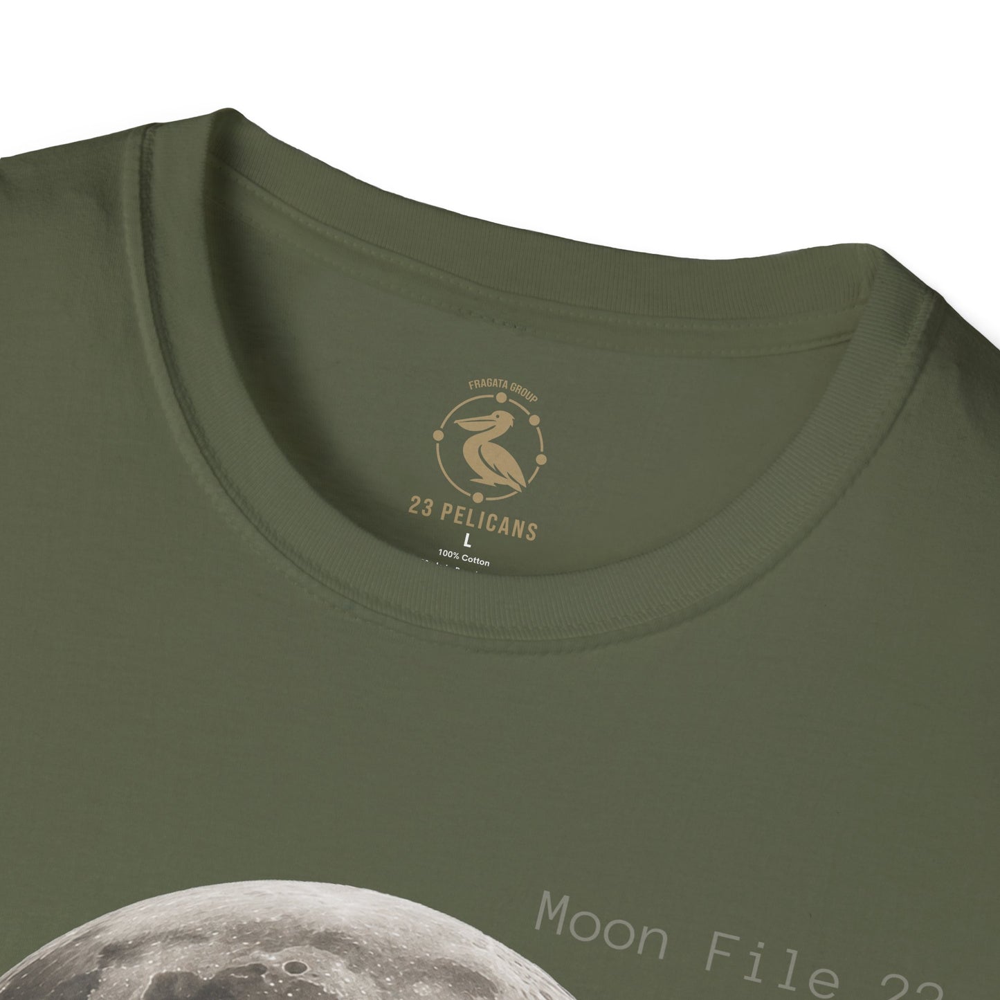 Moon File 23 T Shirt | Lunar Graphic Tee by 23 Pelicans