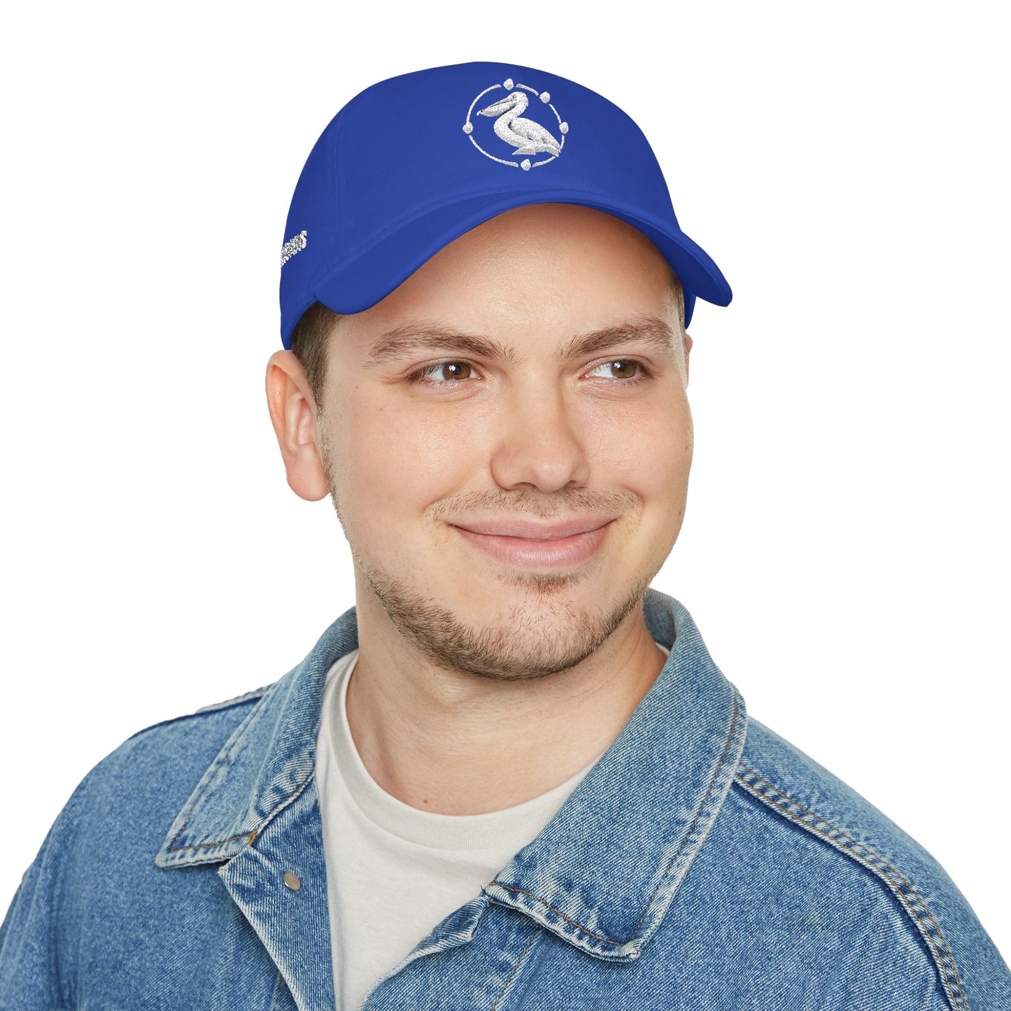 23 Pelicans Baseball Cap – Logo Front & Side Detail white | Pelican Signal