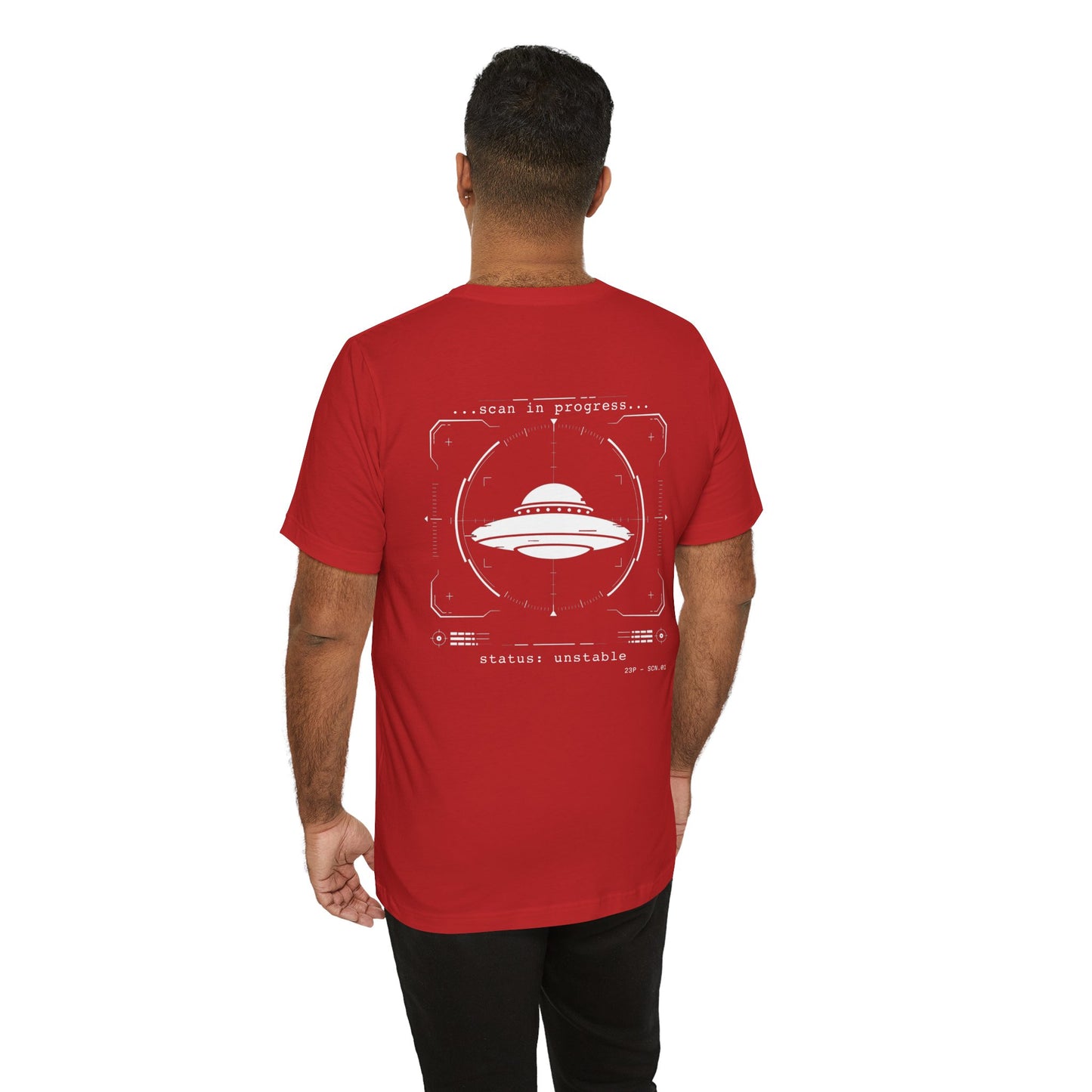 UFO Scan Tee | “Scan in Progress” Unidentified Signal Shirt | 23 Pelicans Glitch Reality