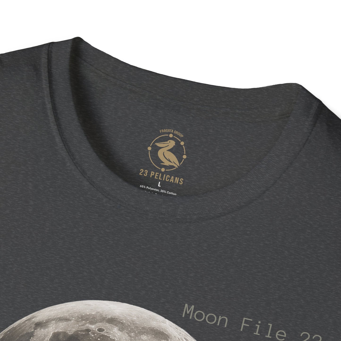 Moon File 23 T Shirt | Lunar Graphic Tee by 23 Pelicans