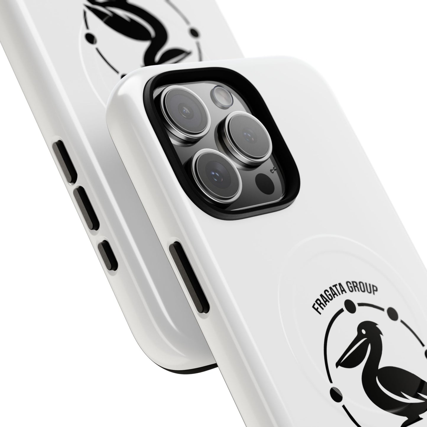 The Pacific Never Sleeps – White Phone Case | Pelican Signal | 23 Pelicans