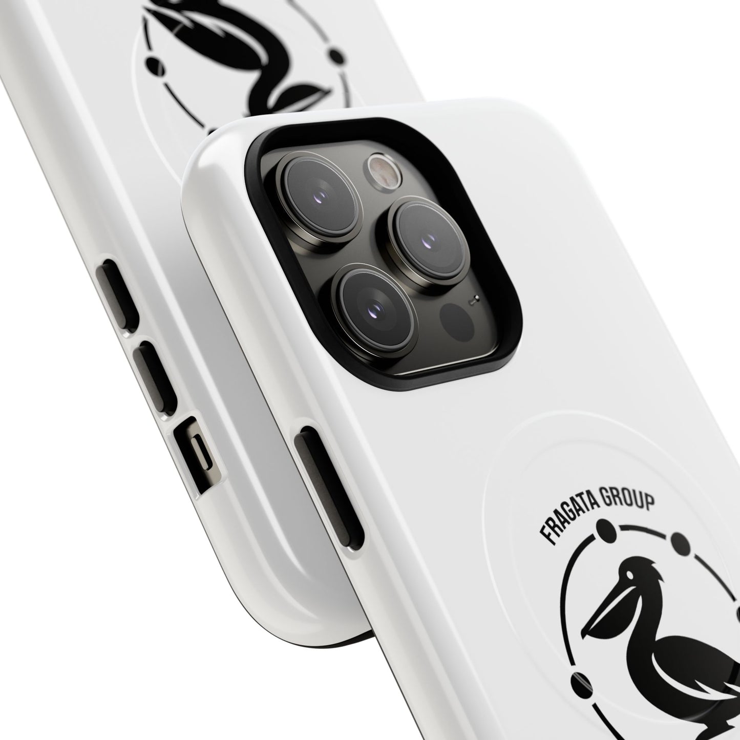 The Pacific Never Sleeps – White Phone Case | Pelican Signal | 23 Pelicans
