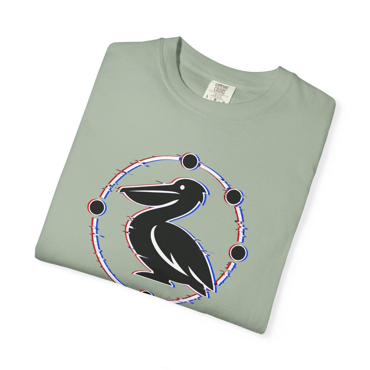 23 Pelicans Glitch Signal Tee | Minimal Distortion Logo Shirt | Glitch Reality Collection